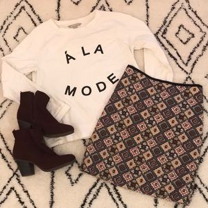 LOFT mini skirt